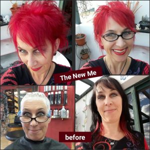 New Hair – Painting 2017 Red!